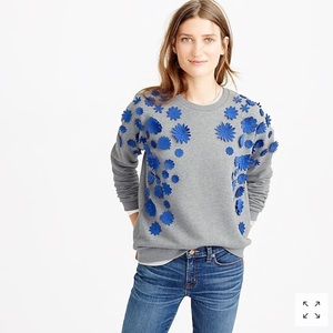 Floral J.Crew sweatshirt